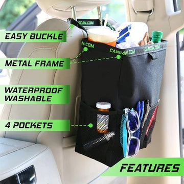 Car Garbage Foldable Storage Bag | 2Pcs